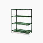 Green Epoxy wire shelving