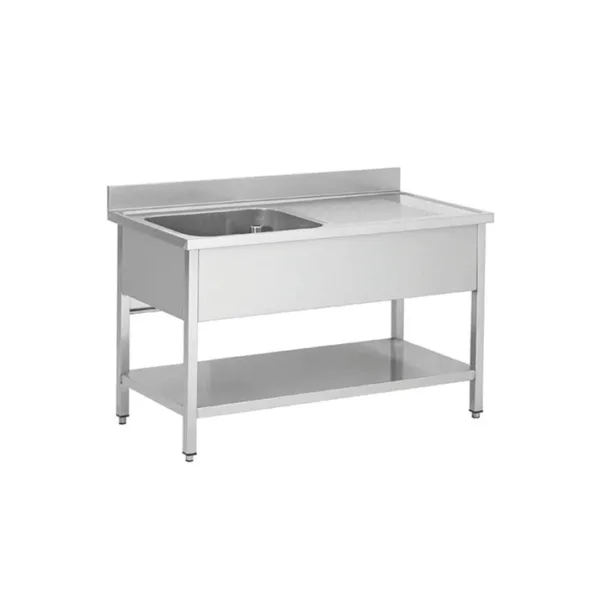 Stainless steel Single bowl sink unit