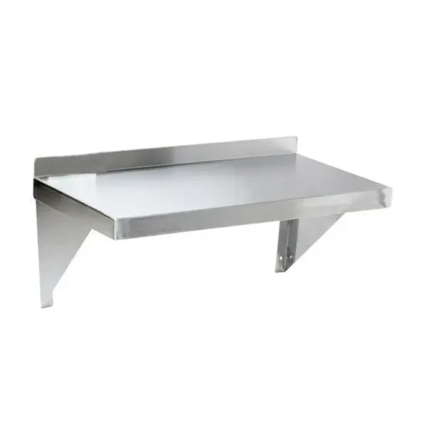 Stainless steel wall shelf