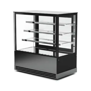 CAKE SHOWCASE SQUARE BLACK COLOR HL1000ER3B