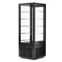 CAKE SHOWCASE SQUARE UPRIGHT BLACK COLOR HL4G1900B