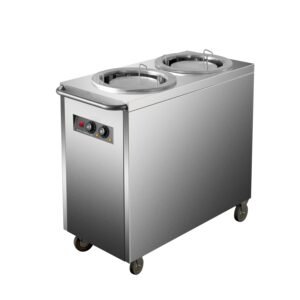 Double Head Electric Plate Warmer Cart HPW-2