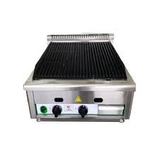 Gas lava rock grill